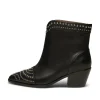 Shoe the Bear Hæle | Støvler<Annika western stud ruskind -