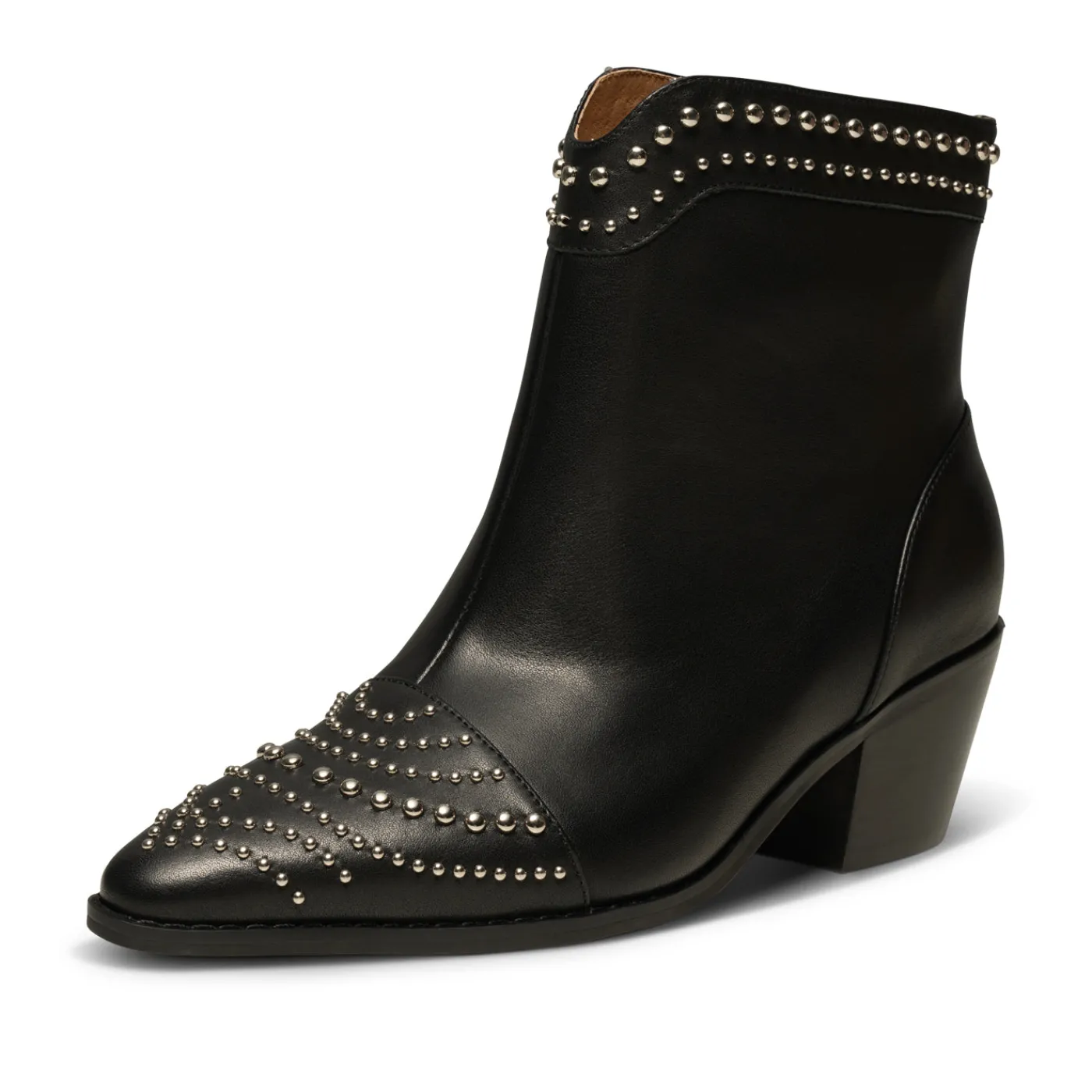 annika_western_stud_ruski_2.webp Shoe the Bear Hæle | Støvler<Annika western stud ruskind -