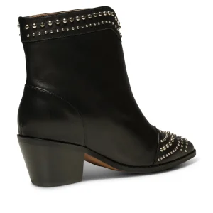 Shoe the Bear Hæle | Støvler<Annika western stud ruskind -