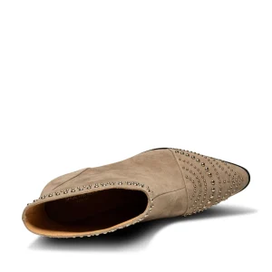 Shoe the Bear Hæle | Støvler<Annika western stud ruskind -