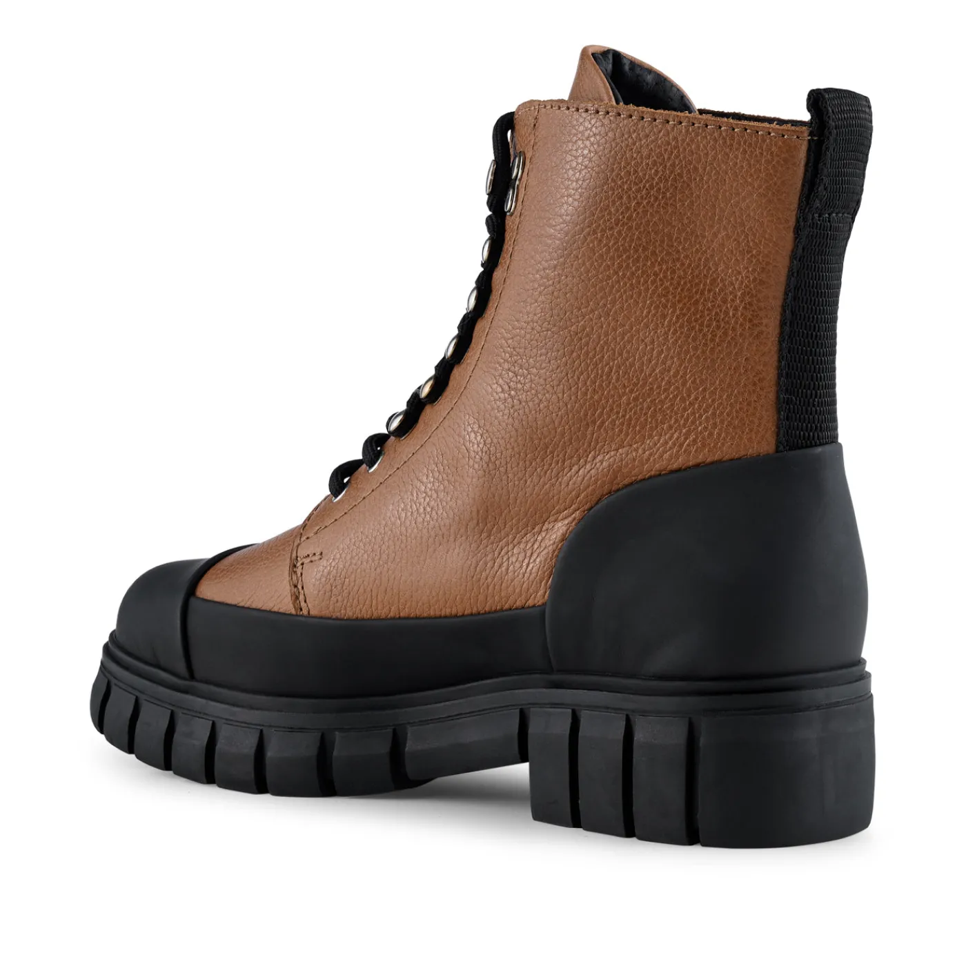rebel_snrestvle_lder__tan_2.webp Shoe the Bear Støvler<Rebel snørestøvle læder -