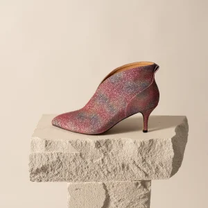 Shoe the Bear Hæle<Valentine lav støvlet glitter -