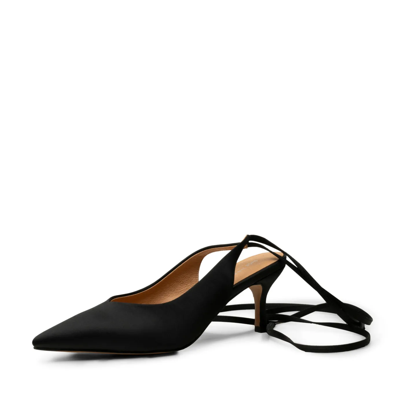 Shoe the Bear Hæle<Amia stilet snøre satin -