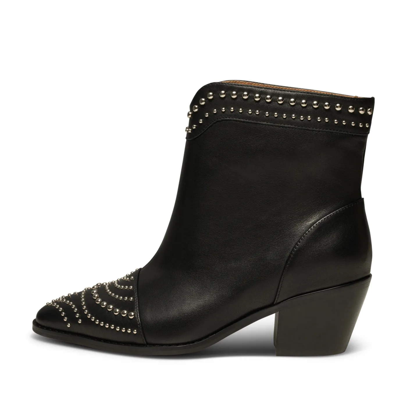 Shoe the Bear Hæle | Støvler<Annika western stud ruskind -