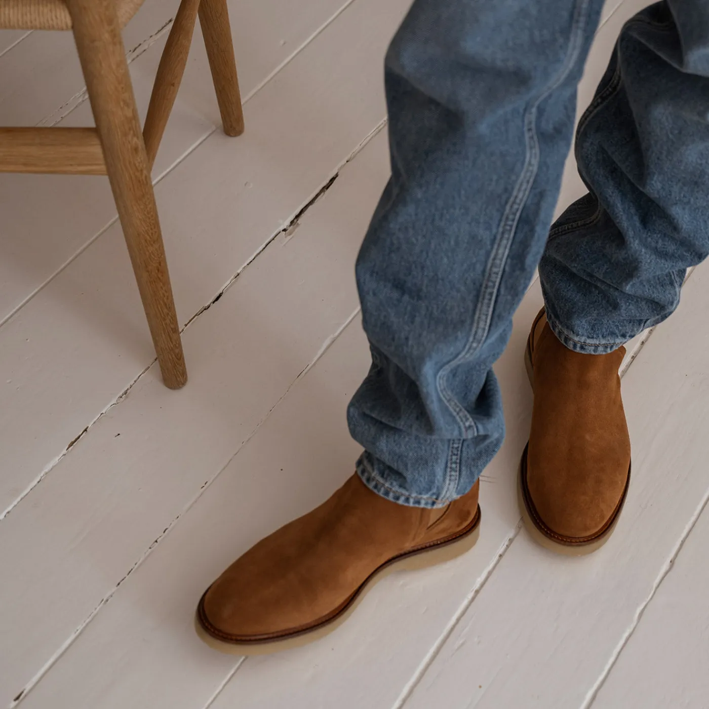 Shoe the Bear Chelsea Støvler<Kip chelsea støvle ruskind -