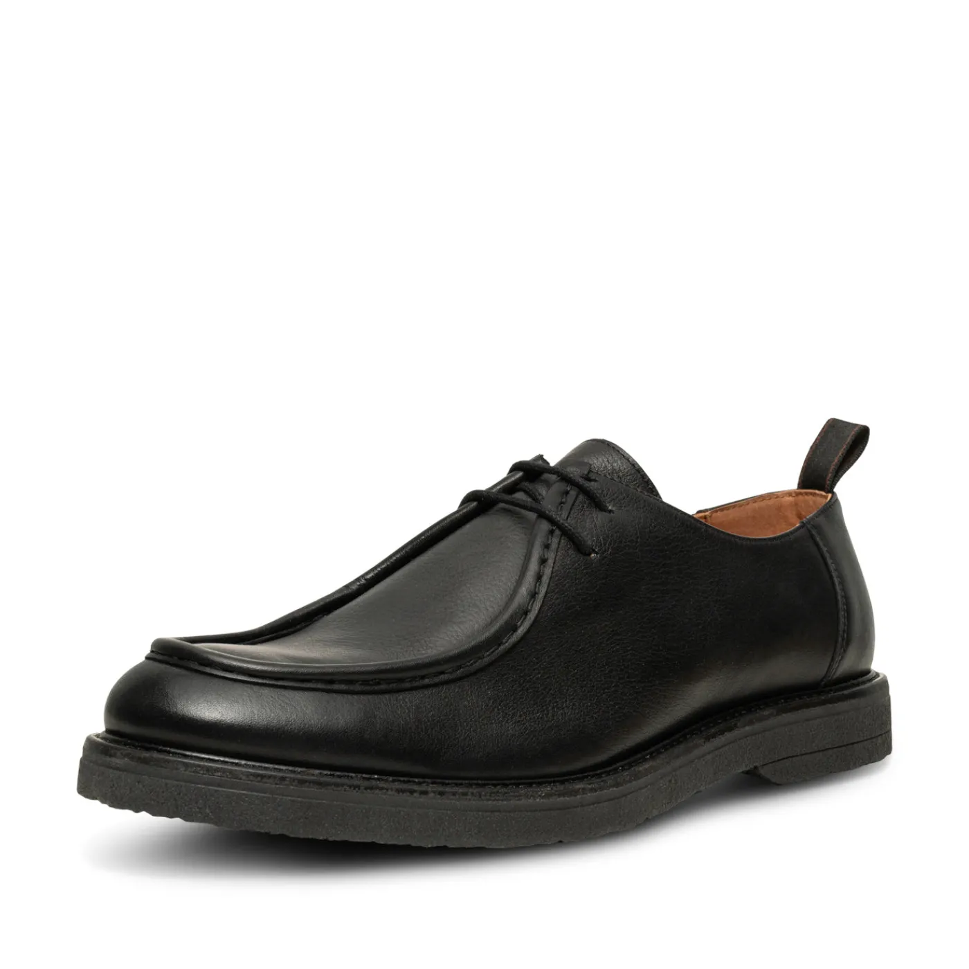 kip_wallabee_lder__black_1.webp Shoe the Bear Sko<Kip wallabee læder -
