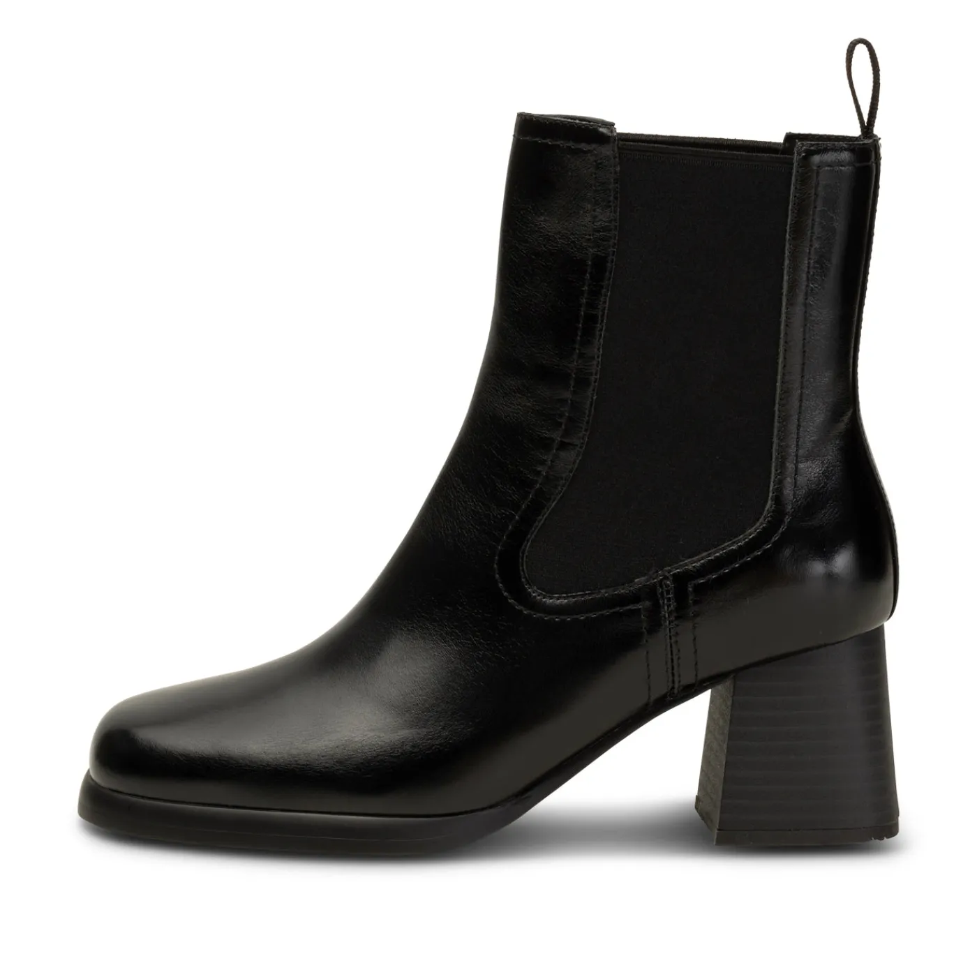 Shoe the Bear Hæle | Støvler<Lila Chelsea Læder -