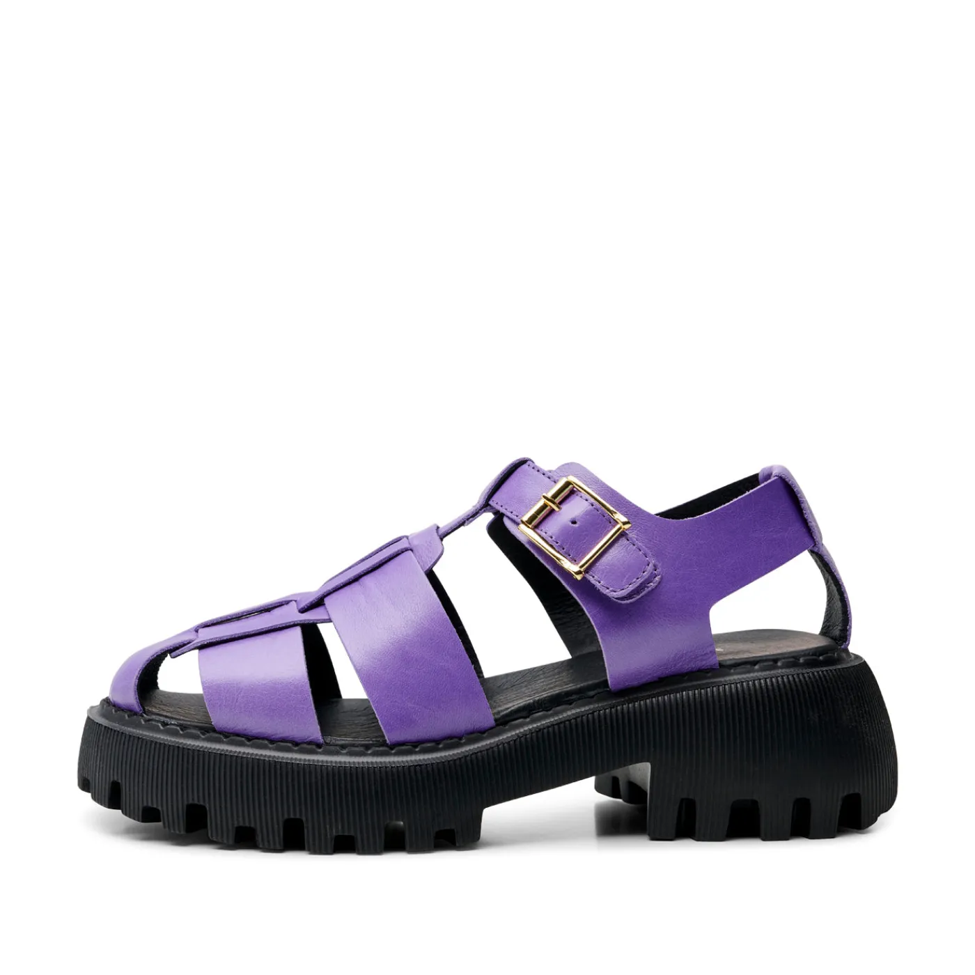 Shoe the Bear Sandaler<Posey sandal shiny læder -