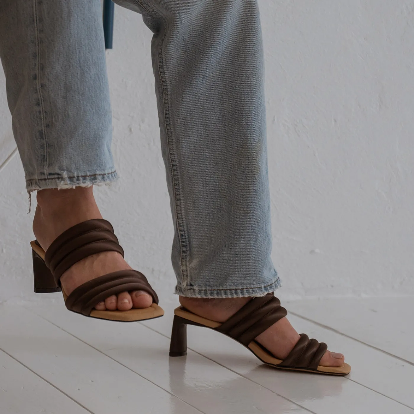 Shoe the Bear Sandaler | Hæle<Sylvi hæl tekstil -