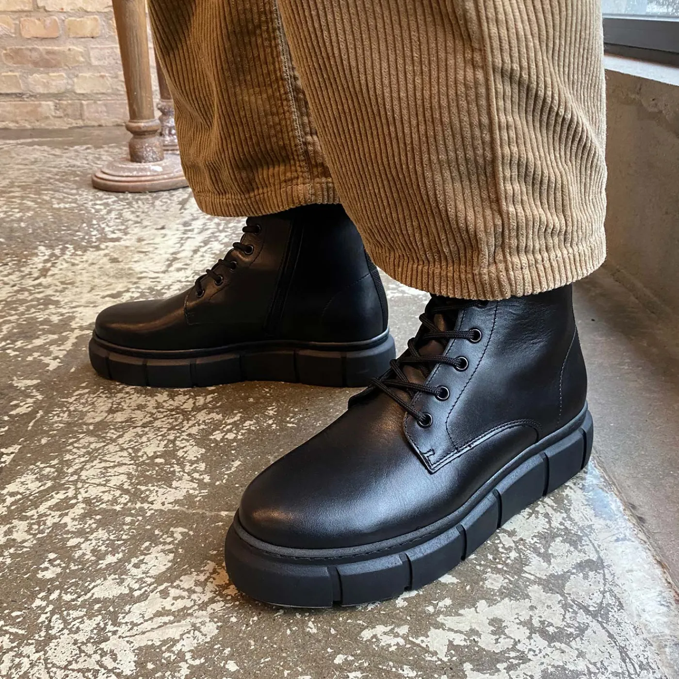 Shoe the Bear Støvler<Tove snørestøvle læder -