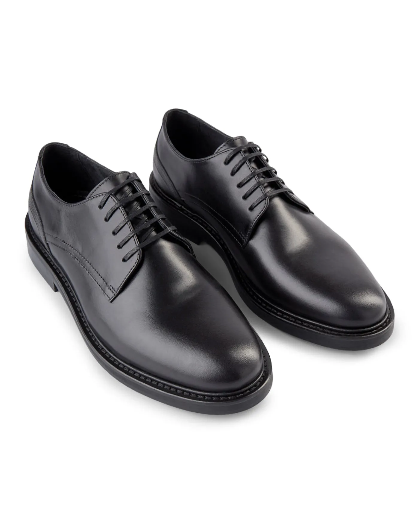 trent_lder_derby__black_2.webp Shoe the Bear Sko<Trent Læder Derby -