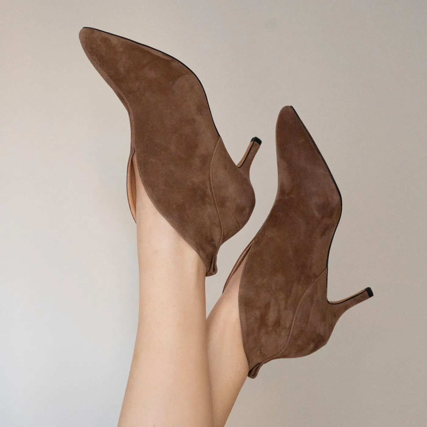 Shoe the Bear Hæle<Valentine hæl ruskind -
